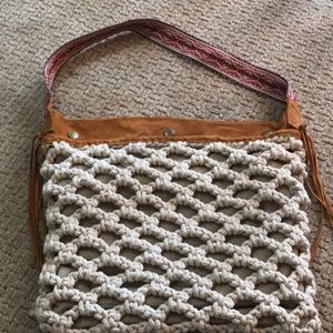 Lucky Brand Macrame Shoulder Bag